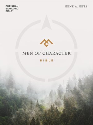 cover image of CSB Men of Character Bible